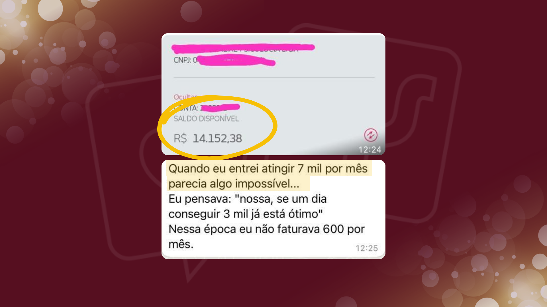 Resultado real de aluna 7